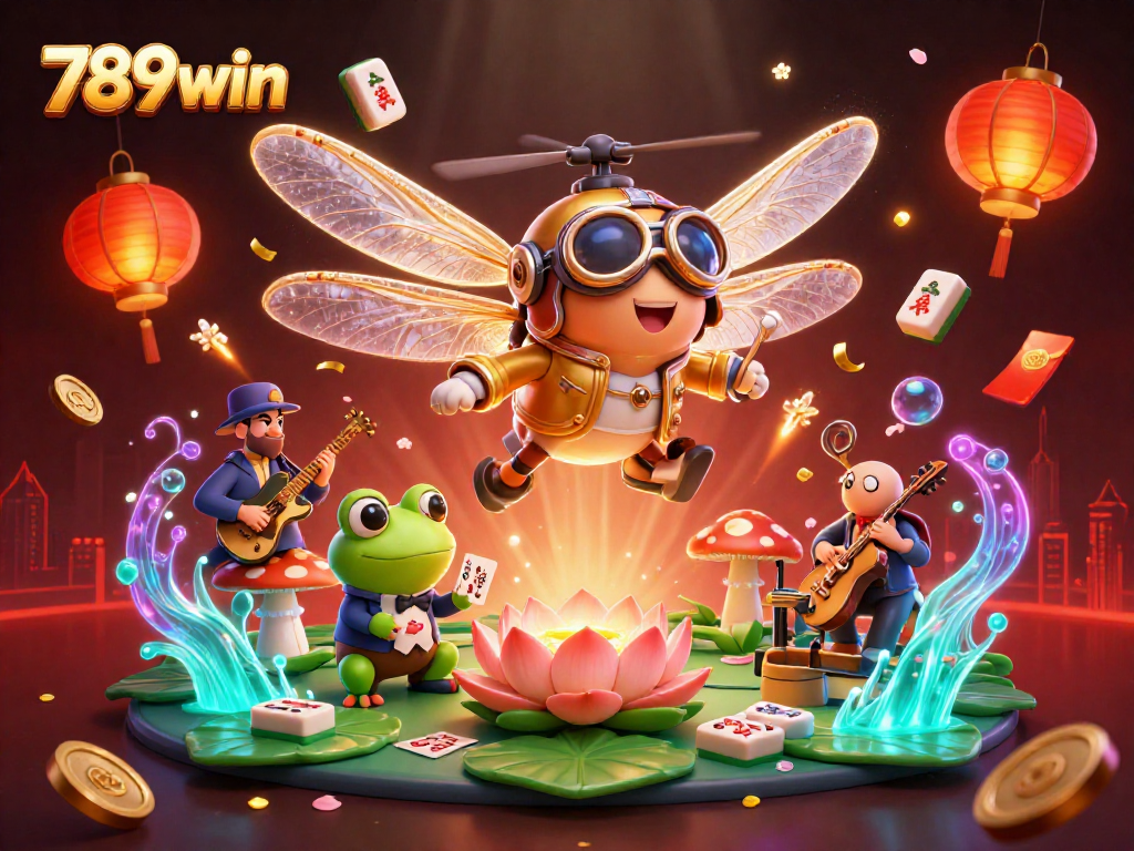 Experience exhilarating gaming with 789win's vibrant casino scene featuring dynamic characters and elements.