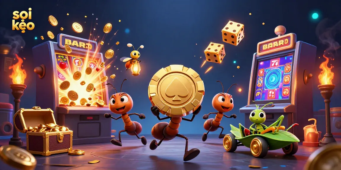 Engage with soi kèo betting insights amidst a whimsical 3D casino adventure.