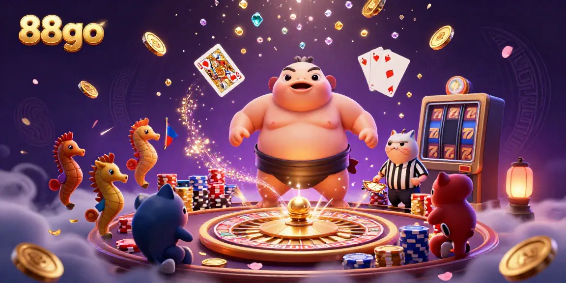 Experience the thrill of the 88go underwater casino featuring vibrant characters, rich visuals, and dynamic gameplay.
