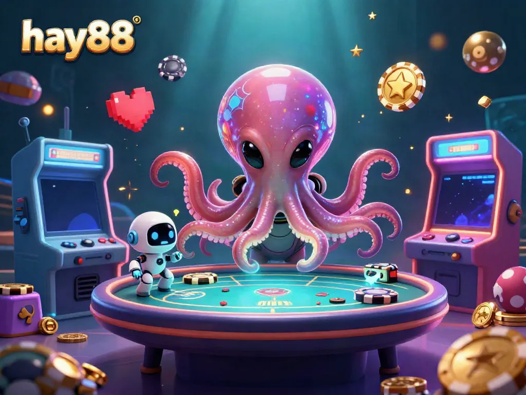 Experience high-stakes fun with hay88's vibrant underwater slot atmosphere.