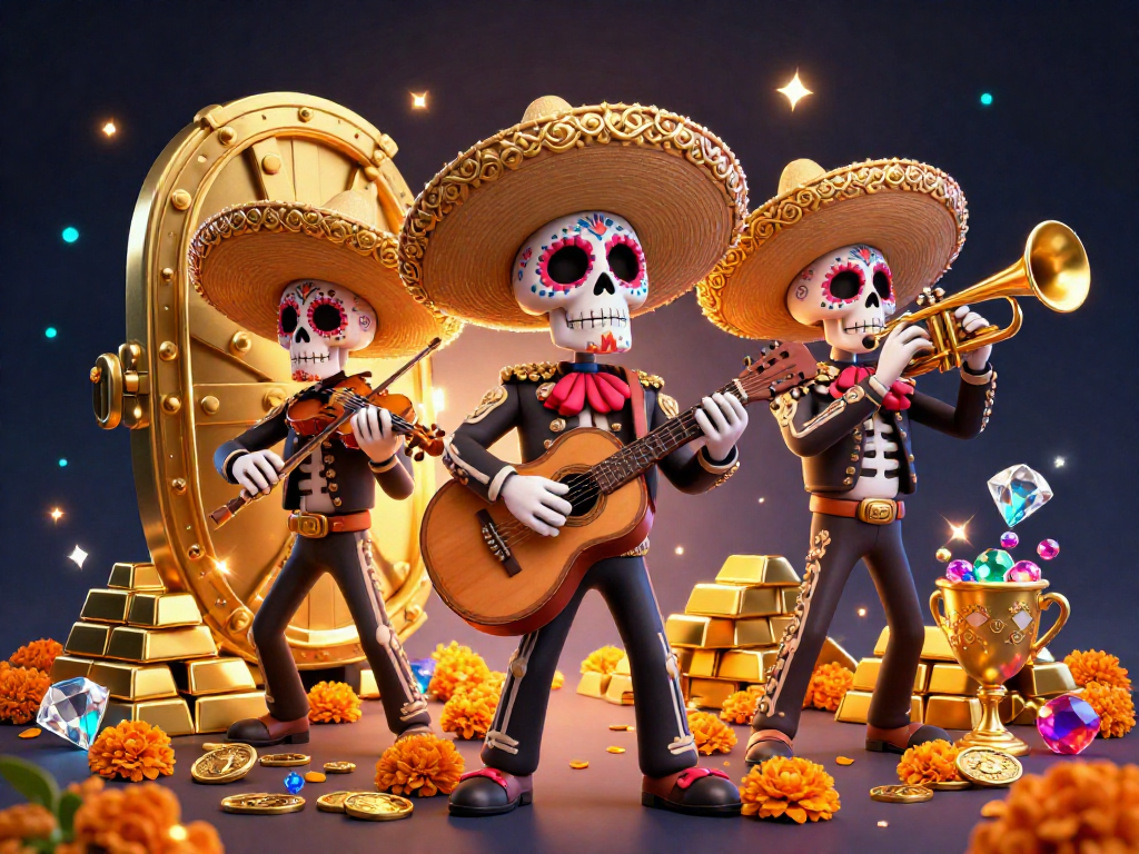 Join the thrilling action at lu88m with vibrant 3D mariachis offering an immersive casino experience.