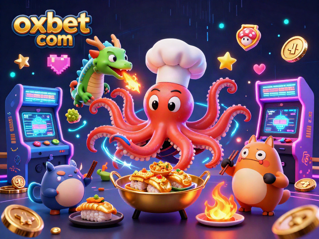 Engage with excitement at oxbet com, featuring vibrant casino games and characters in action.