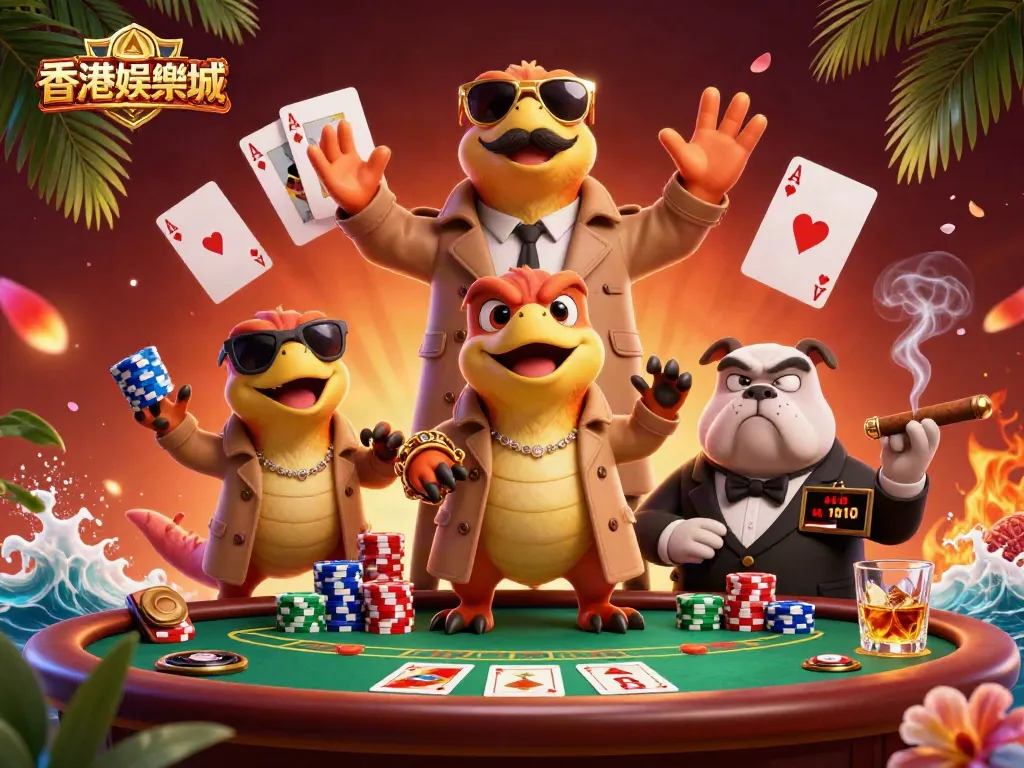 Engage in thrilling action at 香港娛樂城 with 3D cartoon raptors amusingly attempting VIP entry.