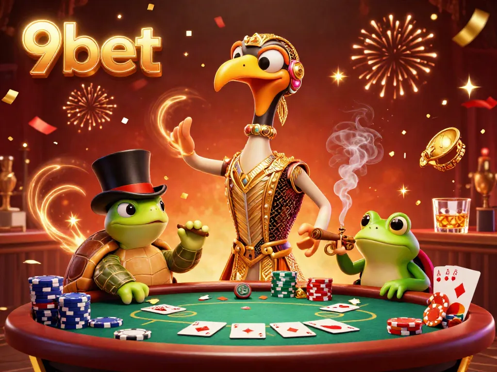 Experience thrilling gameplay at 9bet with vibrant characters and dynamic casino elements.